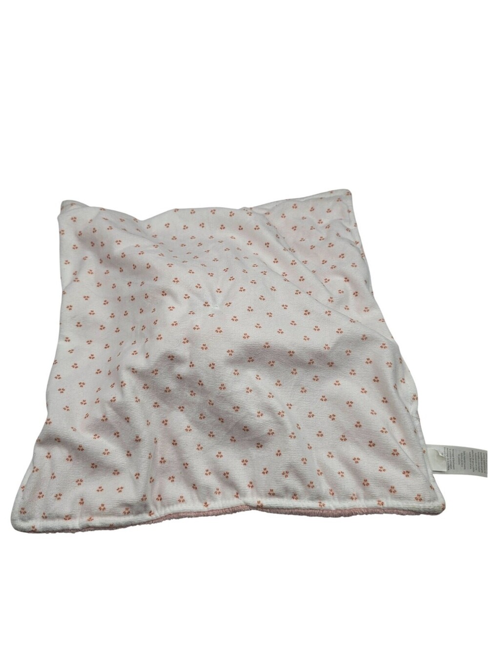 Carters Pink And White Deer Fawn Security Blanket Plush Baby Toy Lovey - Picture 4 of 4
